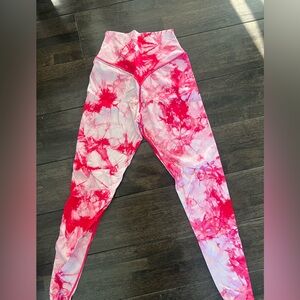 Balance Athletica Pink Tie-Dye Leggings